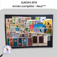 Charger l&#39;image dans la galerie, Année complète timbres EUROPA 1979 - Neufs **
