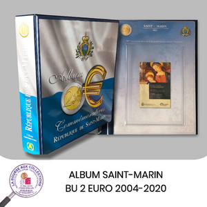 Album BU 2 euro SAINT-MARIN 2004-2020