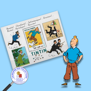 2000 - BF N° 28 - Fête du timbre - Tintin - Neuf ** / La Bourse aux Collections Philatélie Melun