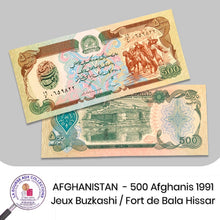 Charger l&#39;image dans la galerie, AFGHANISTAN - 500 Afghanis 1991 - Pick.60c
