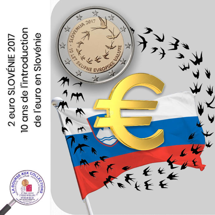2 euro SLOVENIE 2017 - 10ans de l'introduction de l'Euro en Slovénie