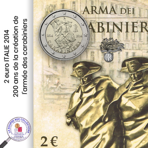 2 euro ITALIE 2014 - 200 ans de la fondation de l’Arme des Carabiniers