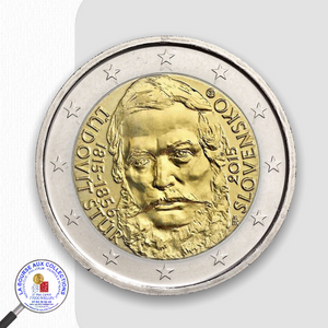 2 euro SLOVAQUIE 2015 - Bicentenaire de la naissance de Ludovít Stur / La Bourse aux Collections Numismate Melun