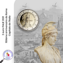 Charger l&#39;image dans la galerie, 2 euro ITALIE 2021 - 150ème anniversaire de Rome, Capitale de l&#39;Italie.
