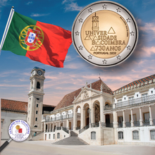 Charger l&#39;image dans la galerie, 2 euros PORTUGAL 2020 - 730ème anniversaire de la fondation de l&#39;Université de Coimbra / La Bourse aux Collections Numismate Melun
