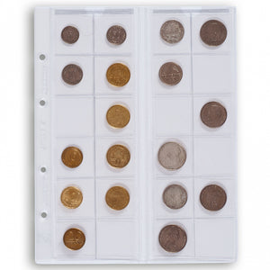 Feuilles numismatiques OPTIMA par 5