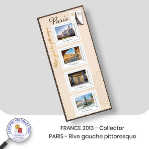 2013 - Collector 4 TP -  PARIS - Rive gauche pittoresque.