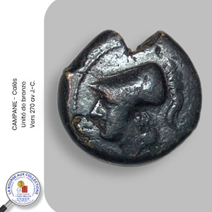 CAMPANIE - CALÈS - Unité de bronze - Vers 270 av. J.-C.