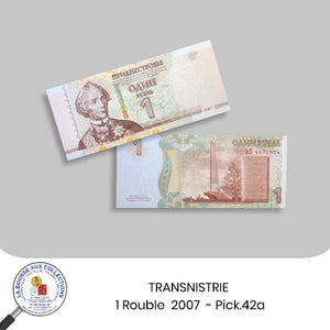 TRANSNISTRIE - 1 Rouble  2007  - Pick.42a - NEUF/UNC