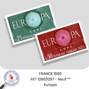 1960 - Y&T 1266/1267 - Europa - Neuf **