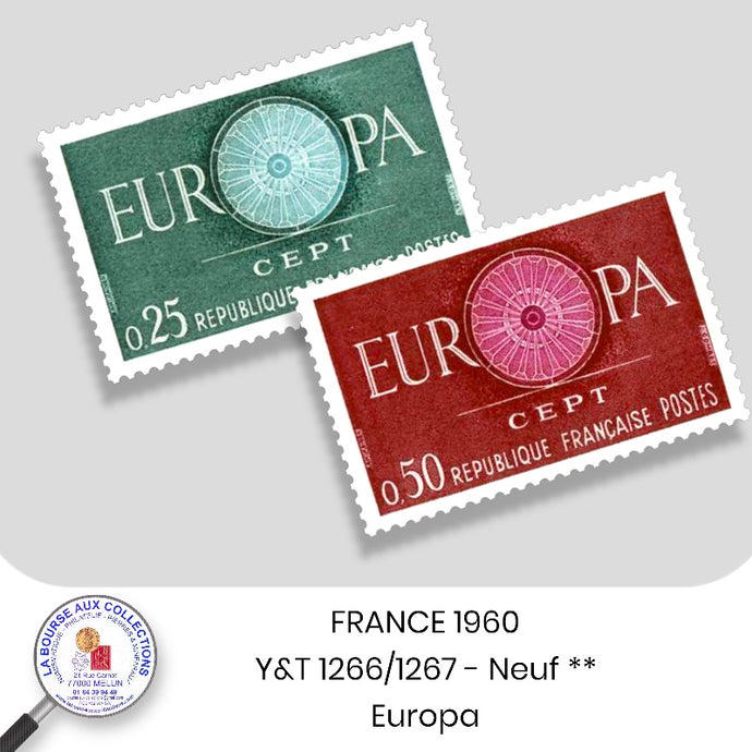 1960 - Y&T 1266/1267 - Europa - Neuf **