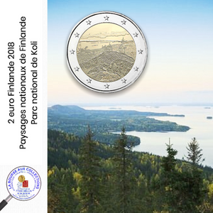 2 euro Finlande 2018 - Paysages nationaux de la Finlande : parc national de Koli