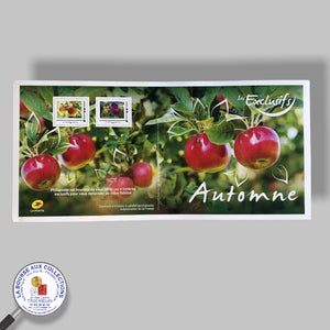 2021 - Collector 4 timbres adhésifs TVP - Les Exclusifs - AUTOMNE - Pommes / figues