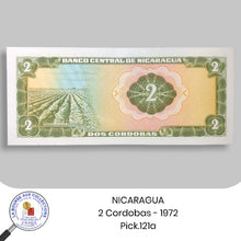 Charger l&#39;image dans la galerie, NICARAGUA - 2 CORDOBAS  1972 - Pick.121a - NEUF / UNC
