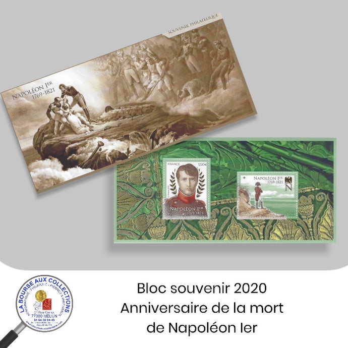 2020 - Bloc souvenir n° 177 - Anniversaire de la mort de Napoléon Ier - Neuf **