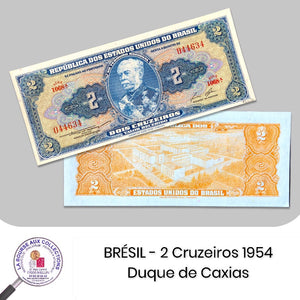 BRESIL - 2 CRUZEIROS 1954 - Pick.151b - NEUF / UNC