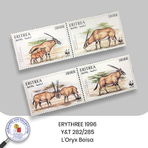 ERYTHREE 1996 - Y&T 282/285 - Protection de la faune / L'oryx Beisa - NEUF **