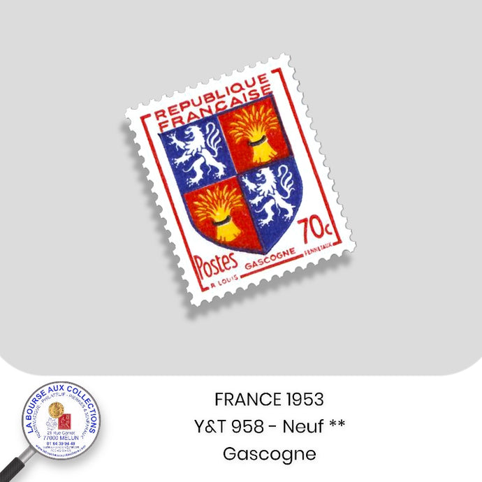 1953 - Y&T 958 - Armoiries de Provinces - Neuf **