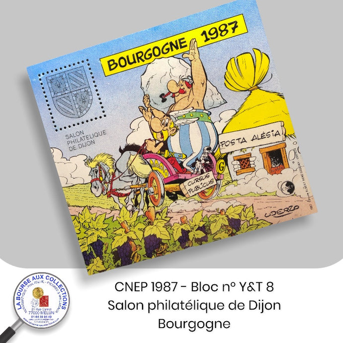 CNEP 1987 - Bloc n° Y&T 8 - Salon philatélique de Dijon - Bourgogne