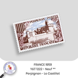 1959 - Y&T 1222 - Tricentenaire du traité des Pyrénées / Perpignan - Neuf **