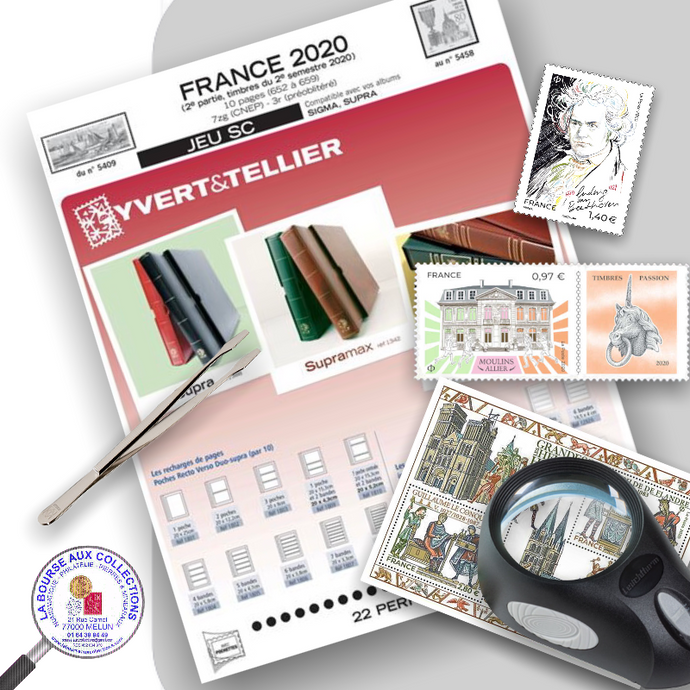Yvert & Tellier -  Jeu France (avec pochettes) SC 2020 2ème semestre