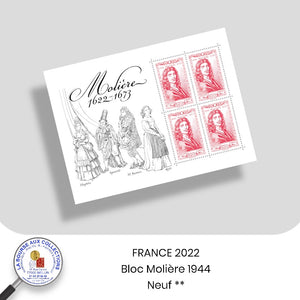 2022 - Bloc Molière 1944 - Neuf **