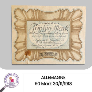 ALLEMAGNE - 50 Mark 30/11/1918 - Pick.65