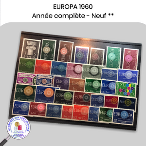 Année complète timbres EUROPA 1960 - Neufs **