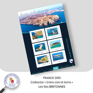 2013 - Collector "Entre ciel et terre" Les îles françaises - Les îles BRETONNES