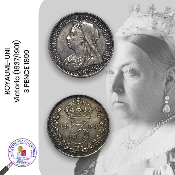 ROYAUME-UNI - Victoria (1837/1901) - 3 Pence 1899