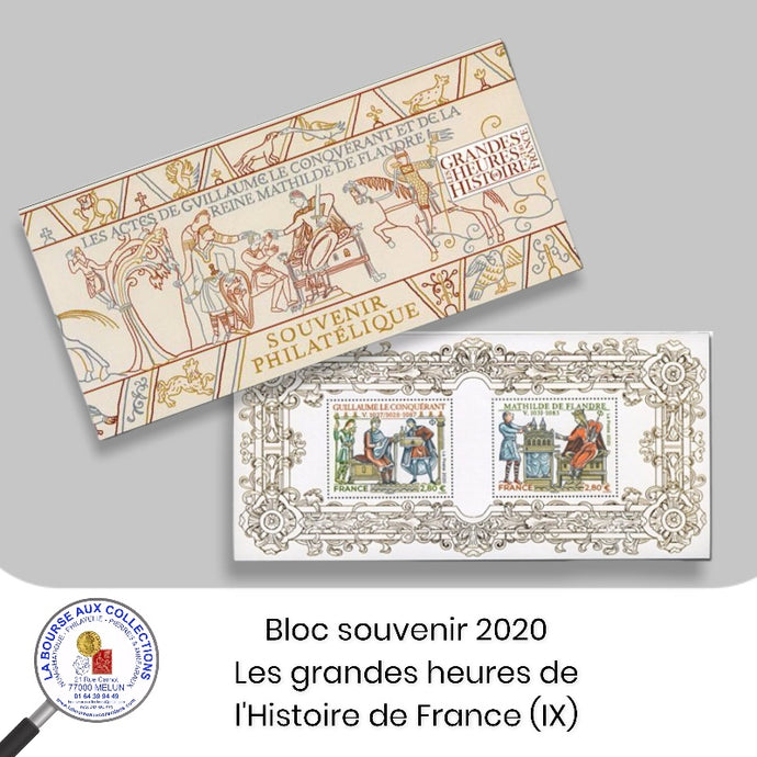 2020 - Bloc souvenir n° 173 - Les grandes heures de l'Histoire de France (IX) - Neuf **