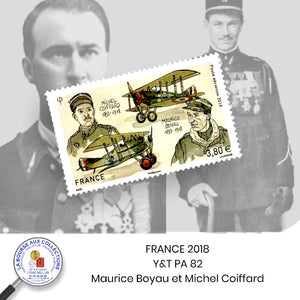 2018 - Y&T PA 82 - Maurice Boyau et Michel Coiffard aviateurs  - NEUF **