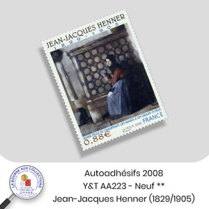 2008 - Autoadhésifs -  Y&T n° AA 223 - Jean-Jacques Henner (1829/1905) - Neufs **