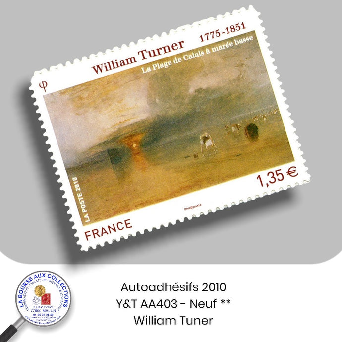 2010 - Autoadhésifs - Y&T n° AA 402 - William Turner - Neuf **