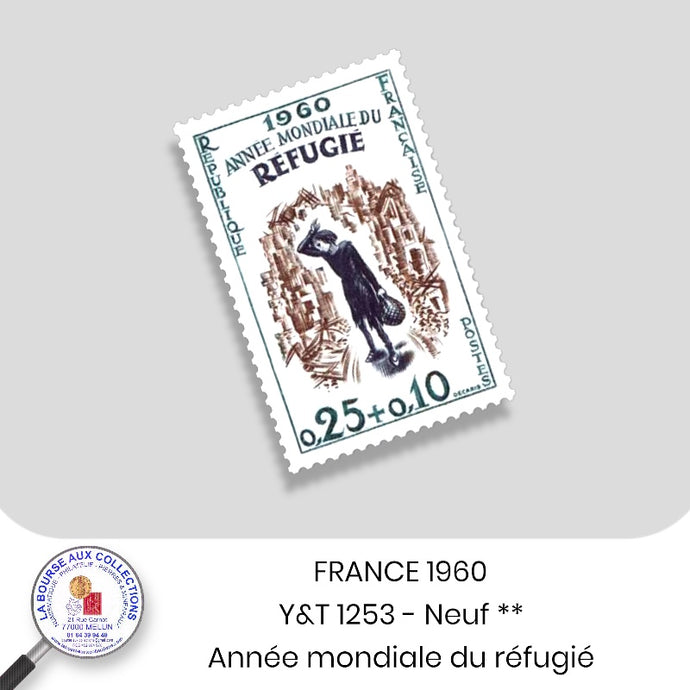 1960 - Y&T 1253 - Année mondiale du réfugié - Neuf **