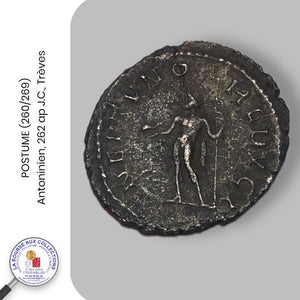POSTUME (260/269) - Antoninien, 262 ap J.C., Trèves