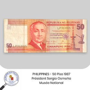 PHILIPPINES - 50 Piso 1987 - Pick.171b