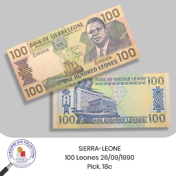 SIERRA-LEONE - 100 Leones 26/09/1990 - Pick. 18c