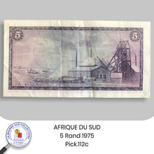 Charger l&#39;image dans la galerie, AFRIQUE DU SUD - 5 RAND 1975 . Pick.112c
