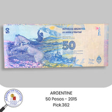 Charger l&#39;image dans la galerie, ARGENTINE - 50 Pesos - 2015 - Pick.362
