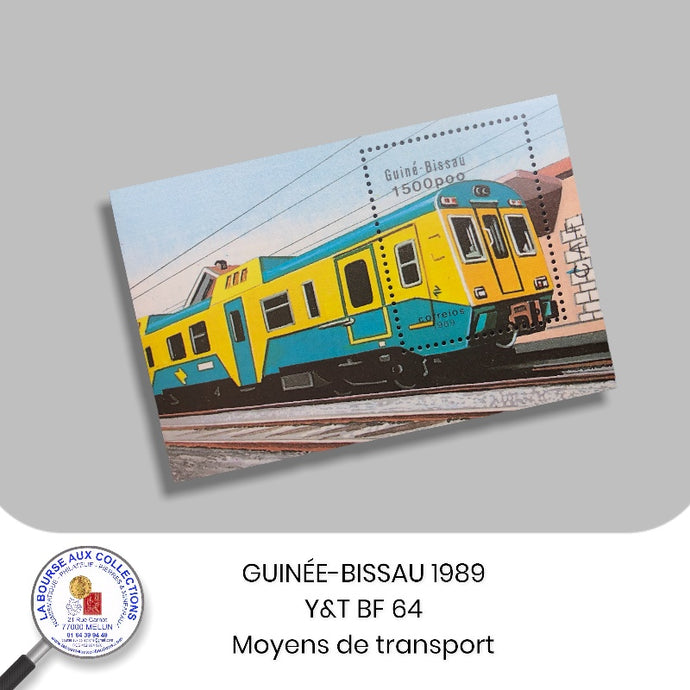 GUINÉE-BISSAU 1989 - Y&T BF 63 - Moyens de transport - Neuf **