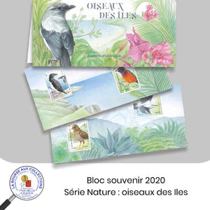 2020 - Bloc souvenir n° 175A/B - Série Nature : oiseaux des Iles - Neuf **