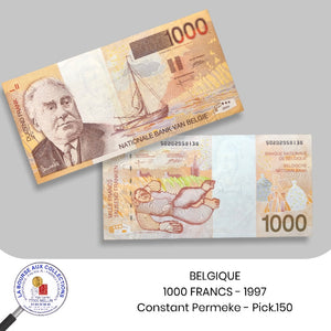 BELGIQUE - 1 000 FRANCS 1997 - Pick.150