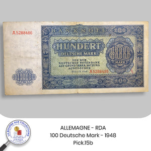 ALLEMAGNE DE L'EST - 100 Deutsche Mark - 1948 - Pick.15b