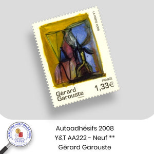 2008 - Autoadhésifs -  Y&T n° AA 222 - Gérard Garouste - Neufs **