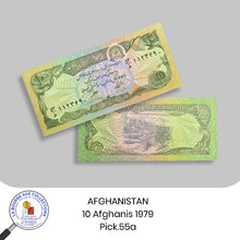 Charger l&#39;image dans la galerie, AFGHANISTAN - 10 Afghanis 1979 - Pick.55a - NEUF / UNC
