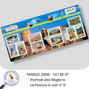 2008 - BF n° 117 - Portraits de régions / La France à voir N° 11 - Neuf **