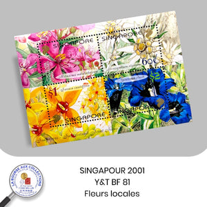 SINGAPOUR 2001 - Y&T BF 81 - Fleurs locales - Neuf **