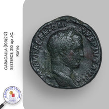 Charger l&#39;image dans la galerie, CARACALLA (196/217) - SESTERCE, 210 ap. J.C., Rome
