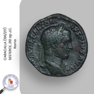 CARACALLA (196/217) - SESTERCE, 210 ap. J.C., Rome